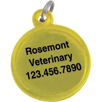 Custom Printed Round Reflector Tag