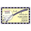 Medical Arts Press® Dual-Imprint Peel-Off Sticker Appointment Cards; Graphic Brush