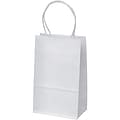 Custom Paper Gift Bag Totes; White, 5x3, 250 Count