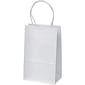 Custom Paper Gift Bag Totes; White, 5x3", 250 Count