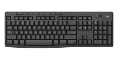 Logitech MK370 Wireless Keyboard and Mouse Combo for Business, Graphite (920-011887)