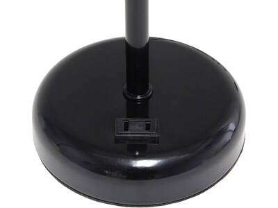 Creekwood Home Oslo Incandescent Table Lamp, Black/White (CWT-2008-BA)