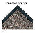 Crown® Classic-Berber™ Wiper Entrance Mat; 4x6, Olefin, Brown