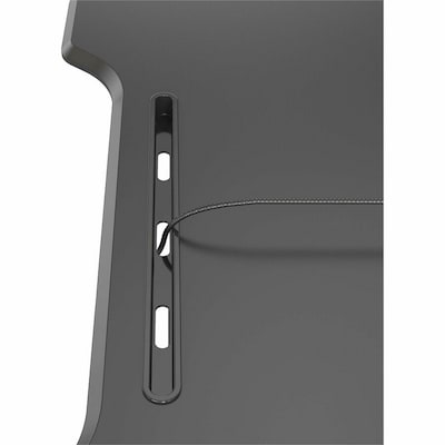 Lorell Active Office  X-Type Adjustable Slim Monitor Riser Stand, Up to 42" Monitor, Black (LLR99539)