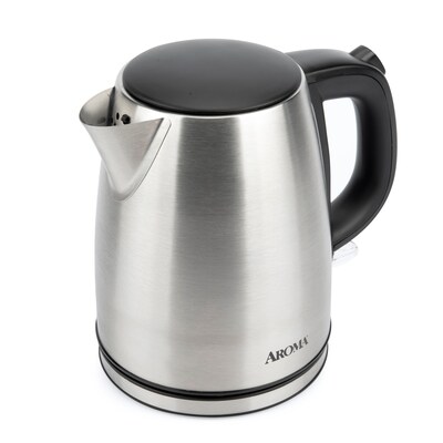 Aroma 4-Cup Electric Kettle, Silver (AWK-267SB)
