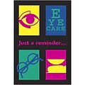 Medical Arts Press® Eye Care Standard 4x6 Postcards; Eye Graphics Black Neon