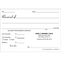 Medical Receipt Books; Personalized Receipt Pads