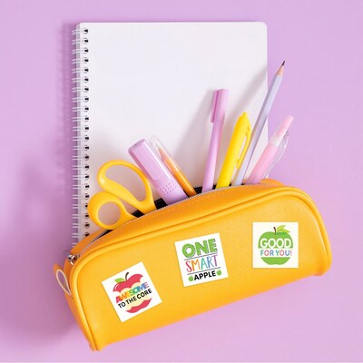 Creative Teaching Press Apple Time Apple Reward Stickers, Multicolored, 60/Pack, 6/Packs/Bundle (CTP11020-6)