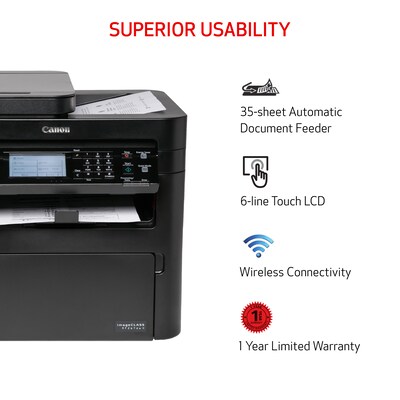 Canon imageCLASS MF267dw II Wireless Black & White Laser Printer, All-In-One, Print, Scan, Copy, Fax (5938C010)