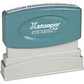 Xstamper® Pre-inked Single Line Stamp; 1/8x2-3/8, 1 Line