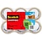 Scotch Packing Tape, 1.88 x 49.6 yds., Clear, 6/Pack (3750G6)