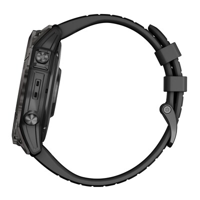 Garmin epix Pro (Gen 2) Sapphire Edition Smartwatch, 51-mm, Carbon Gray DLC Titanium Bezel with Black Band (010-02804-00)