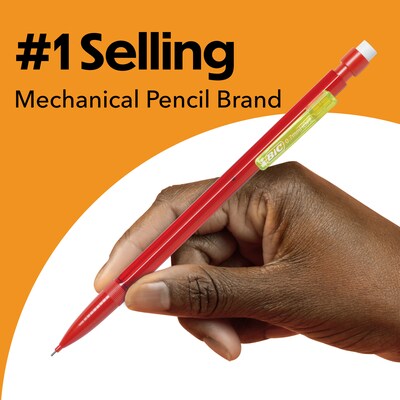BIC Xtra Smooth Mechanical Pencil, 0.7, #2 Medium Lead, 40/Pack (MPCE40-BLK)