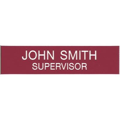 Professional Name Badge Without Logo; 3/4 x3