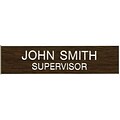 Professional Name Badge with Magnetic Backing without Logo; 3/4 x 3