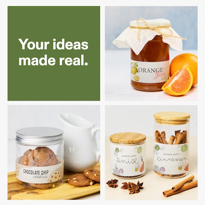 Avery Hemp Rectangle Laser/Inkjet Multipurpose Labels, 11" x 4-1/4", Off-White (16/Pack)