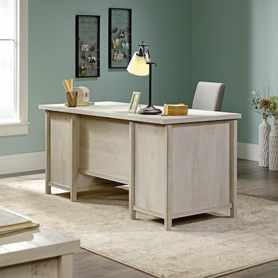 Sauder Costa 65"W Executive Desk, Chalked Chestnut (419954)