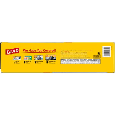 Glad® Quick-Tie® Tall Kitchen CloroxPro™ Trash Bags - 13 Gallon - 200 Count (15931)