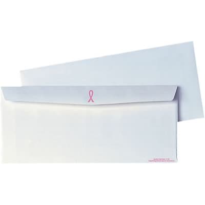 Breast Cancer Awareness #10 Envelopes; 1 Color, 500/Box
