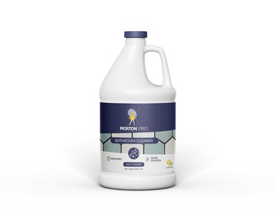 Morton Pro Nontoxic Bathroom Cleaner, Lemon Scent, 1 Gallon (UGBC1GAM)