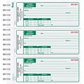 Custom Cash Receipt Book, 3-to-a-page, Duplicate, 225 Sets/Book