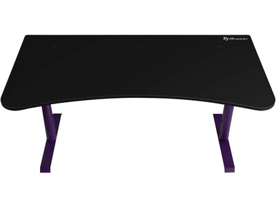 Arozzi Arena 63"W Gaming Desk, Deep Purple/Black (ARENA-NA-DP-BK)