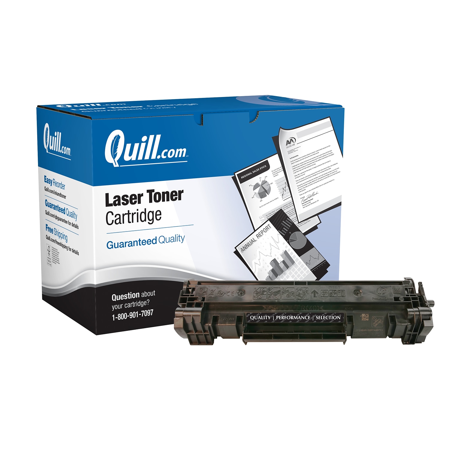 Quill Brand® Remanufactured Black Standard Yield Toner Cartridge Replacement for HP 48A (CF248A) (Lifetime Warranty)