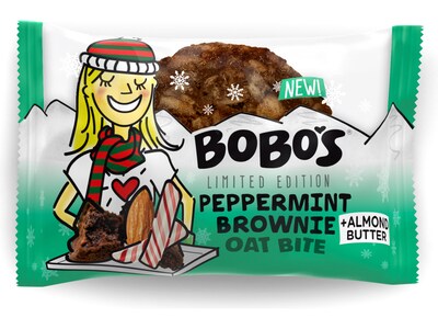 Bobos Gluten Free Peppermint Brownie Oat Bite, 1.3 oz., 10 Bites/Box (541-D)