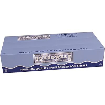 Boardwalk® 7166 Pop-Up Foil Wrap Sheet; 12(W) x 10 3/4(L)