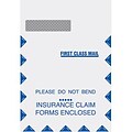 Medical Arts Press® Non-Imprinted Jumbo 9Wx13H Claim Window Envelopes; Left Window, 100/Box