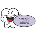 Medical Arts Press® Dental Die-Cut Magnets; 3-1/2x2, Smiling Tooth, Purple