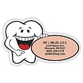 Medical Arts Press® Dental Die-Cut Magnets; 3-1/2x2, Smiling Tooth, Orange
