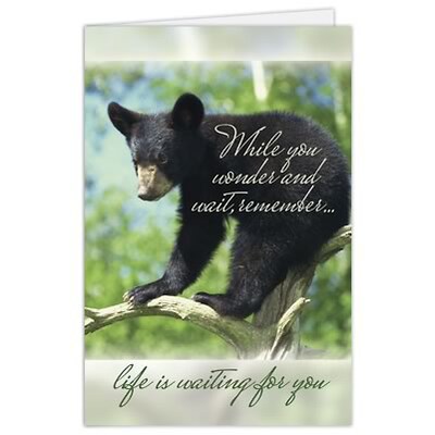 Medical Arts Press® Greeting Cards; Life is Waiting,  Blank Inside