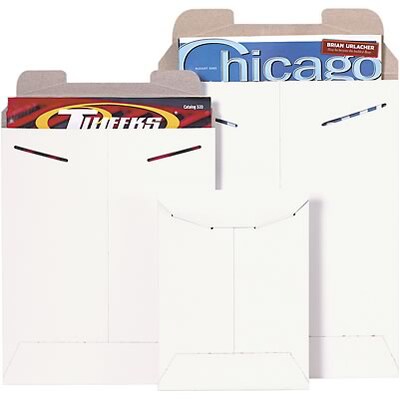 White Flat Mailers; 20Wx27L