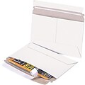White Self-Sealing Flat Mailers; 200-Pack, 12-1/4Wx9-3/4L