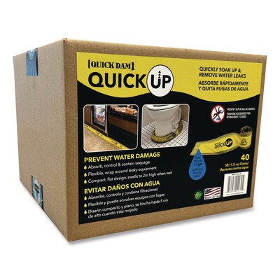 Quick Dam Quick Up Water Flood Barriers, 5, 40/Box (QU5-40)