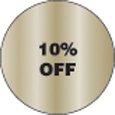 Custom-Printed Round Labels; 1-1/8 Diameter