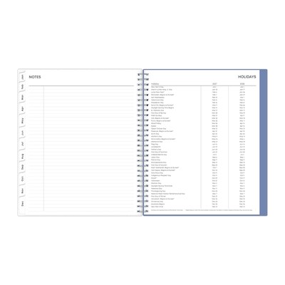 2027 Blue Sky Lindley 8" x 10" Calendar Year Monthly Planner, Plastic Cover (101582-27)