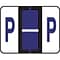 Medical Arts Press® TAB® Products Compatible Alpha Binder Sheet Style Labels; Letter P