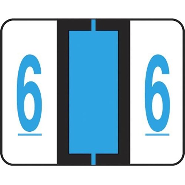 Medical Arts Press® TAB® Products Compatible Numeric Sheet Style Labels; 6