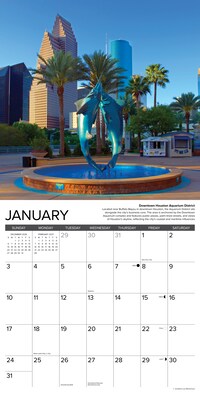 2027 Willow Creek Texas 12" x 12" Monthly Wall Calendar, Assorted Colors (62562)