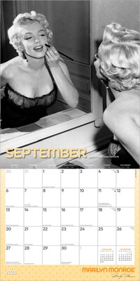 2026 Plato Marilyn Monroe 12" x 12" Monthly Wall Calendar (9798330701391)