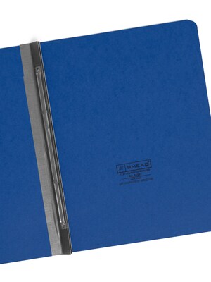 Smead Premium Pressboard 2-Prong Report Cover, Letter Size, Dark Blue, 25/Box (81351)
