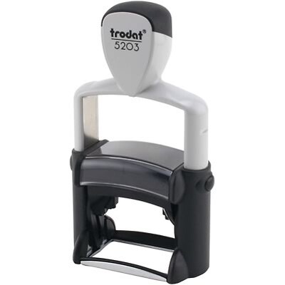 Self-inking Professional Message Stamp; 1-1/8x2, Up to 8 Lines