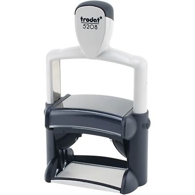 Self-inking Professional Message Stamp; 2x2-3/4, Up to 12 Lines
