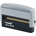 Self-inking Custom Message Stamp; 3/8x2-3/4, Up to 2 Lines