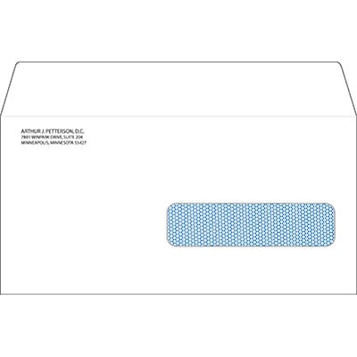 Medical Arts Press® Insurance Claim Form Envelopes; Personalized, Right Window, Gummed Flap, 500/Box