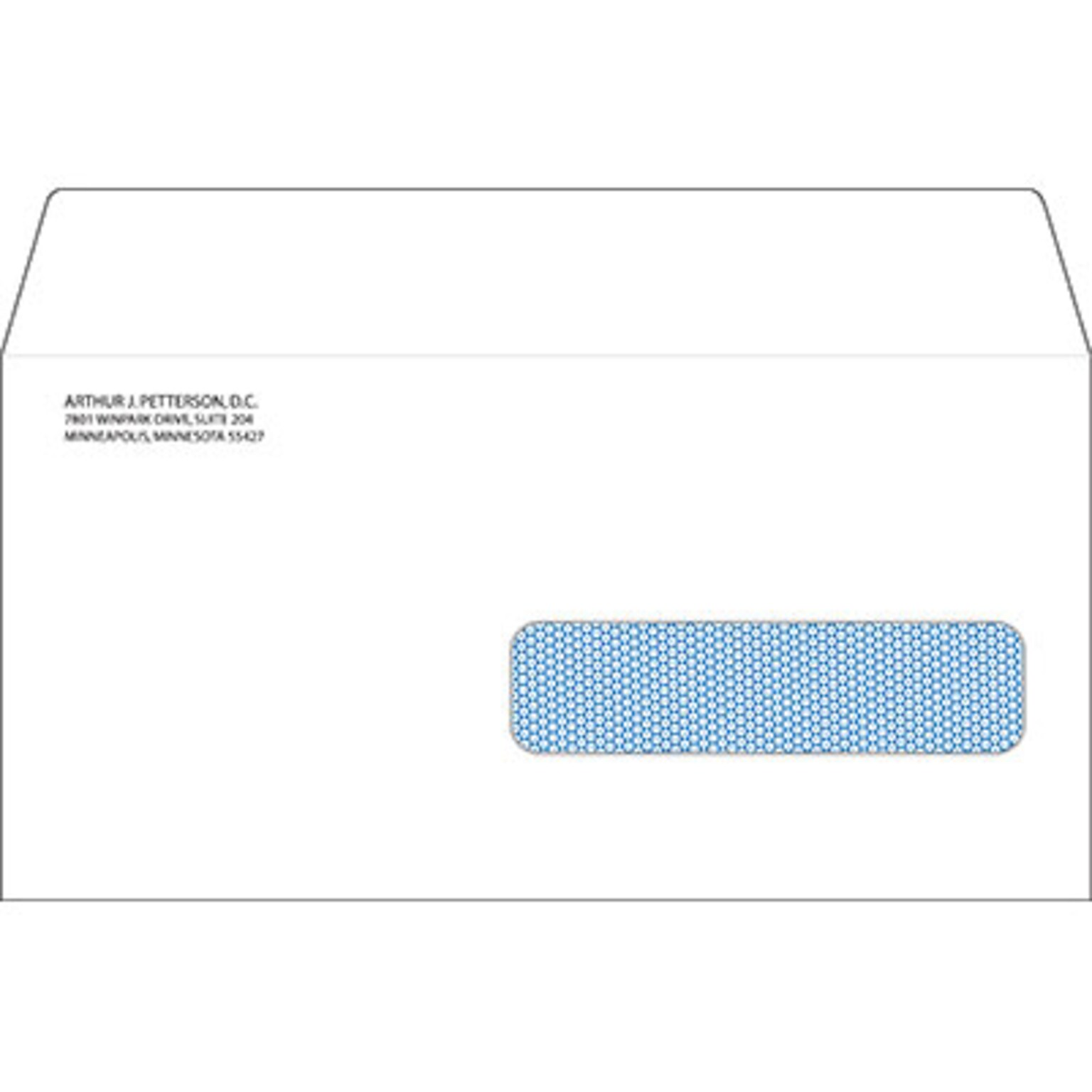 2000 ADA Dental Right Window Claim Envelopes; Self-Seal, Personalized, 500/Box
