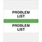 Lt. Green Chart Divider Tabs; Problem List