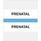 Medical Arts Press® Standard Preprinted Chart Divider Tabs; Prenatal, Light Blue